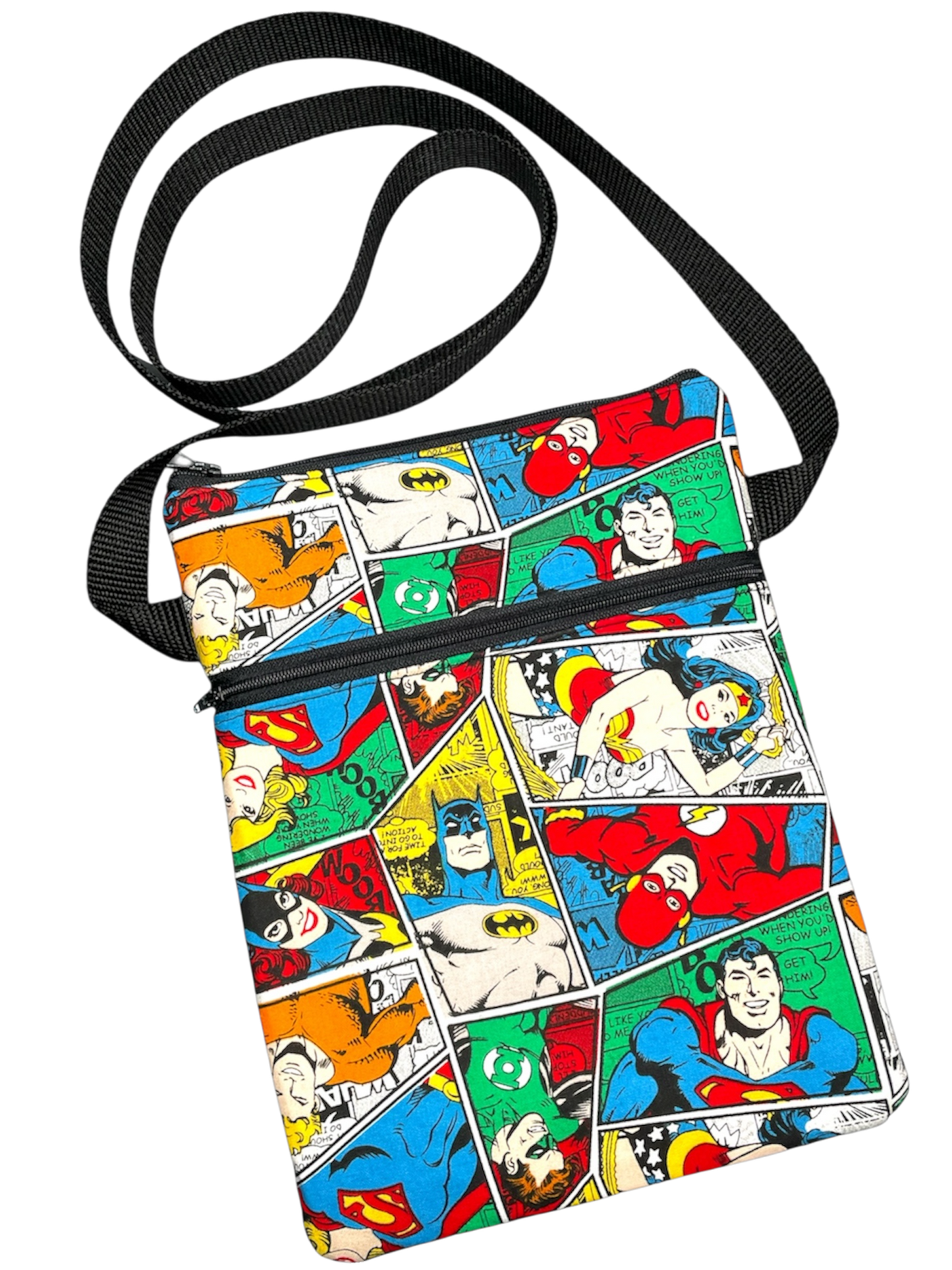 Comic Heroes Crossbody Bag - DC Superheroes