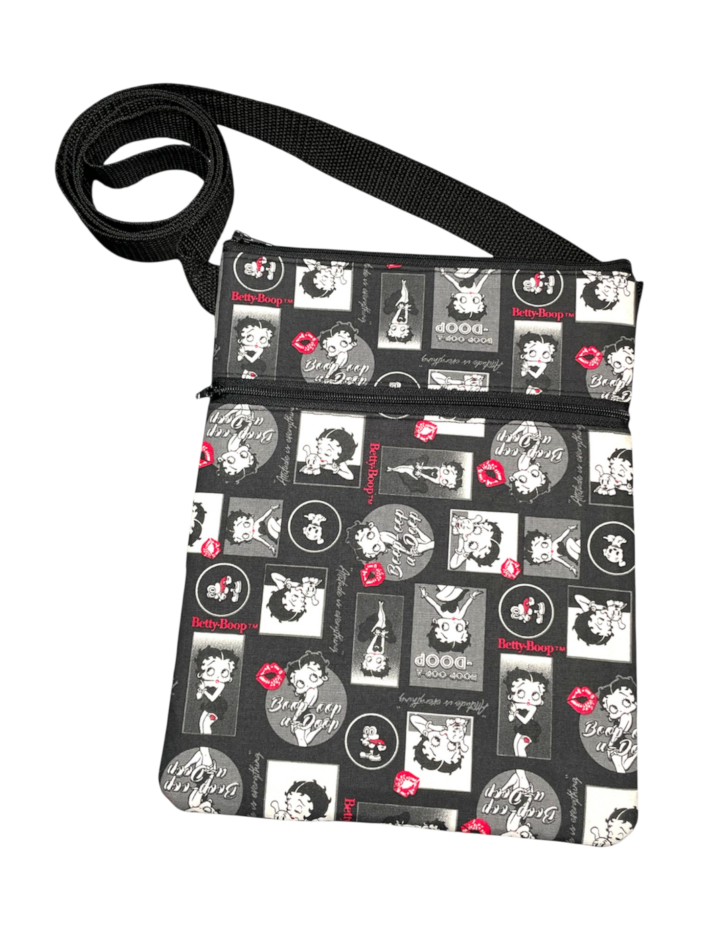 Betty Boop Crossbody Bag – Classic Black