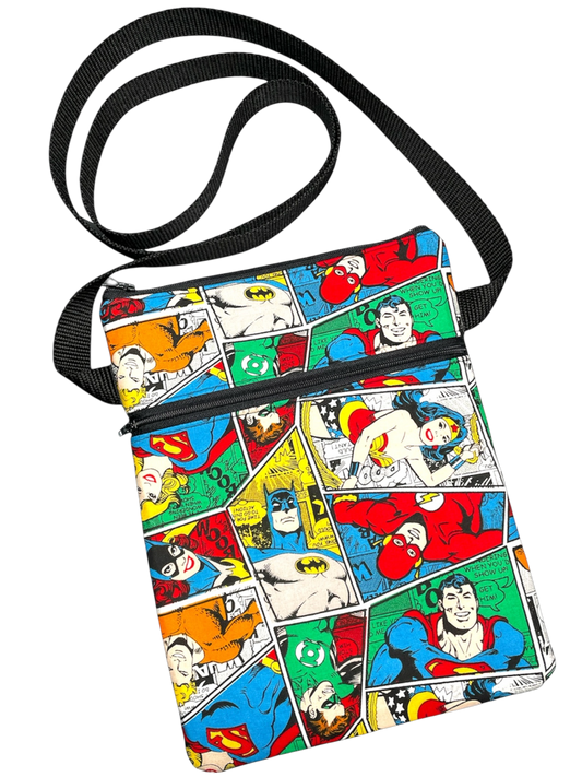 Comic Heroes Crossbody Bag - DC Superheroes