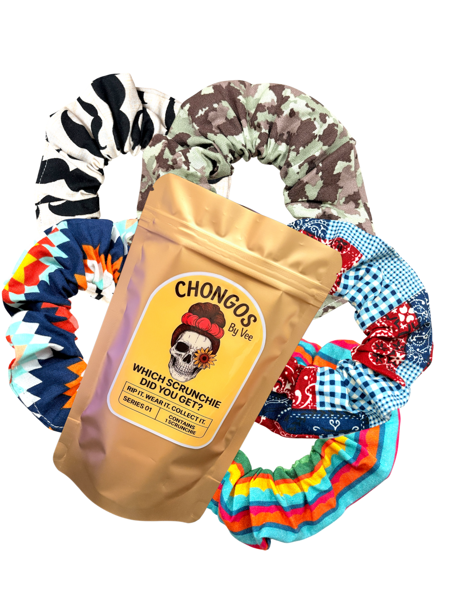 Premium Mystery Scrunchie - Wild Patterns